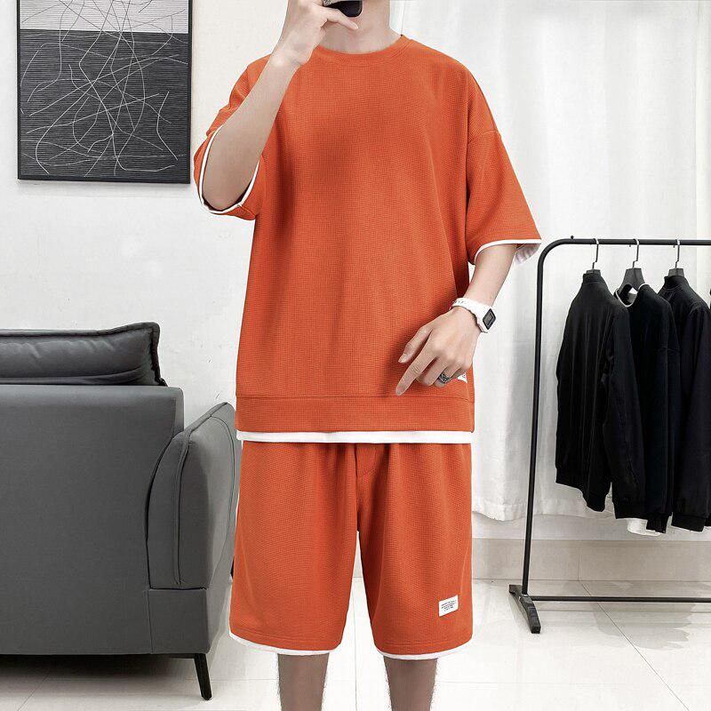 Style Core Aesthetics, New Style Trends - Soft Boy Sweatshirt & Sweatshorts Two Piece Set Style Core Aesthetics, New Style Trends - Soft Boy Sweatshirt & Sweatshorts Two Piece Set