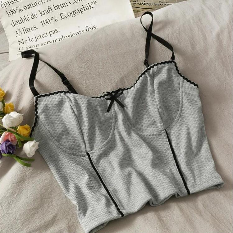 Style Core Aesthetics, New Style Trends - Soft Girl Bow Corduroy Top Style Core Aesthetics, New Style Trends - Soft Girl Bow Corduroy Top