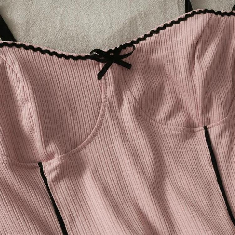Style Core Aesthetics, New Style Trends - Soft Girl Bow Corduroy Top Style Core Aesthetics, New Style Trends - Soft Girl Bow Corduroy Top