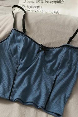 Style Core Aesthetics, New Style Trends - Soft Girl Bow Corduroy Top