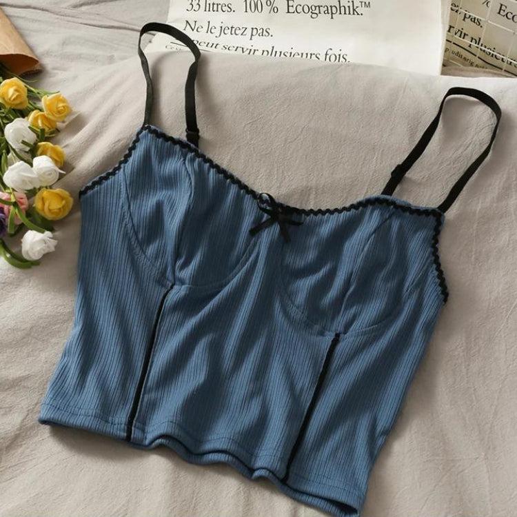 Style Core Aesthetics, New Style Trends - Soft Girl Bow Corduroy Top Style Core Aesthetics, New Style Trends - Soft Girl Bow Corduroy Top