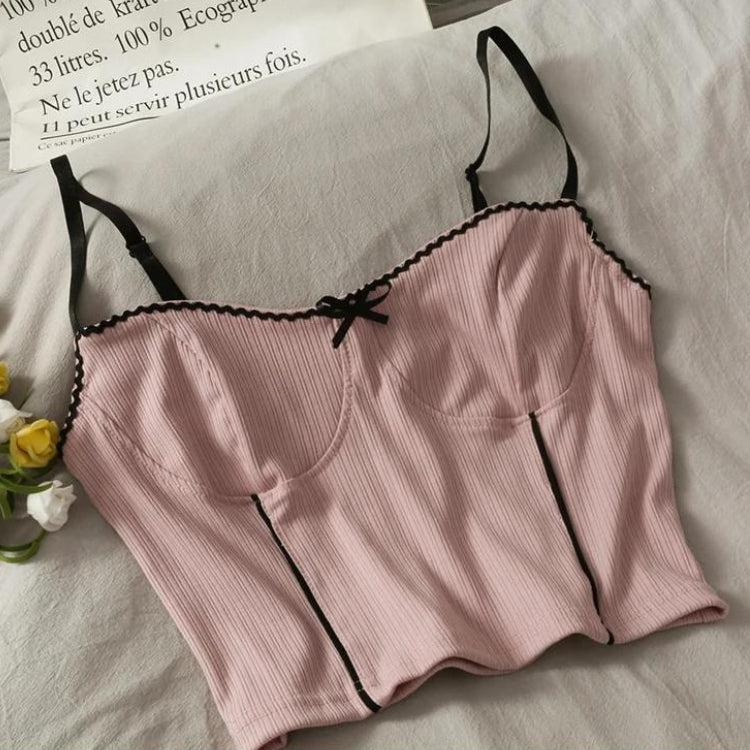 Style Core Aesthetics, New Style Trends - Soft Girl Bow Corduroy Top Style Core Aesthetics, New Style Trends - Soft Girl Bow Corduroy Top