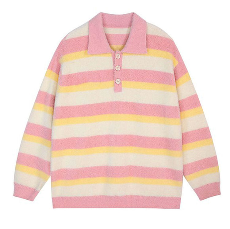 Style Core Aesthetics, New Style Trends - Soft Girl Collar Sweatshirt Style Core Aesthetics, New Style Trends - Soft Girl Collar Sweatshirt