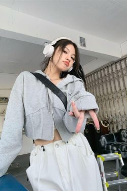 Style Core Aesthetics, New Style Trends - Soft Girl Cropped Hoodie