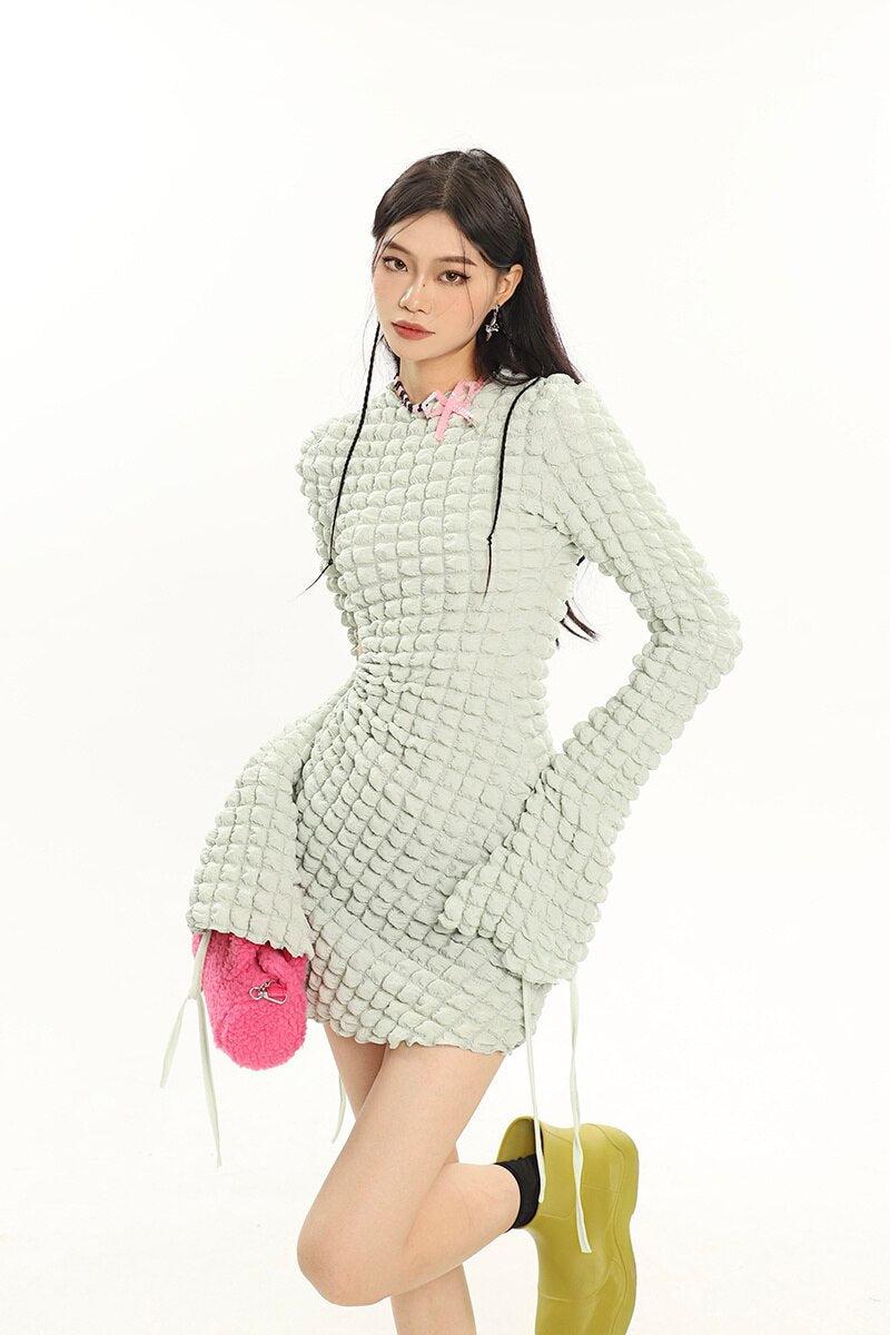 Style Core Aesthetics, New Style Trends - Soft Girl Cut Out Mini Dress Style Core Aesthetics, New Style Trends - Soft Girl Cut Out Mini Dress