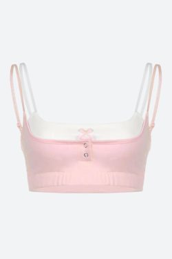 Style Core Aesthetics, New Style Trends - Soft Girl Layered Crop Top