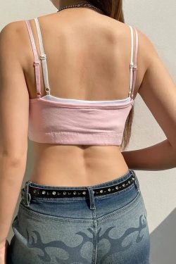 Style Core Aesthetics, New Style Trends - Soft Girl Layered Crop Top