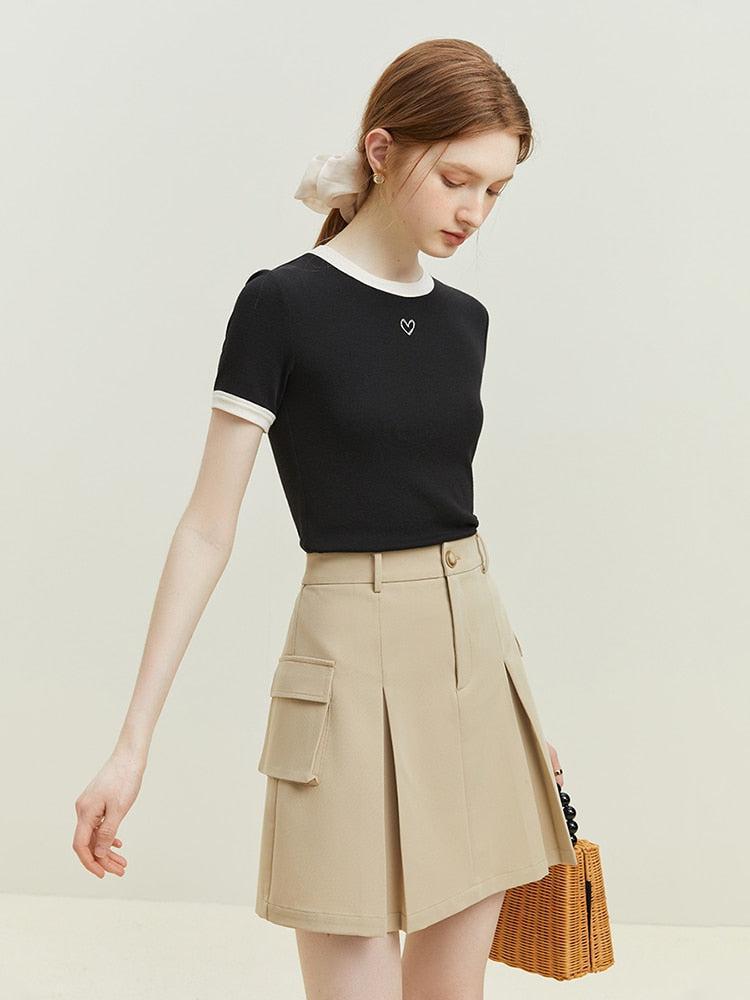 Style Core Aesthetics, New Style Trends - Soft Girl Minimal Heart Tee Style Core Aesthetics, New Style Trends - Soft Girl Minimal Heart Tee