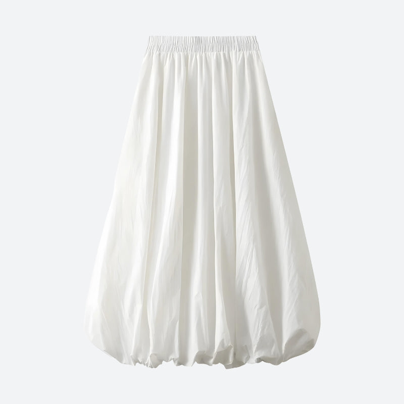 Style Core Aesthetics, New Style Trends - Soft Girl Pastel Bubble Midi Skirt Style Core Aesthetics, New Style Trends - Soft Girl Pastel Bubble Midi Skirt