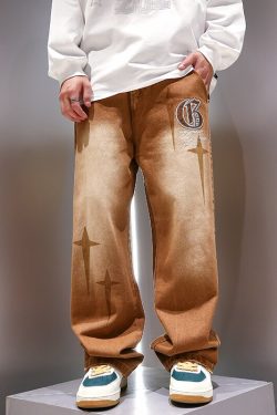 Style Core Aesthetics, New Style Trends - 'Sparks' Jeans