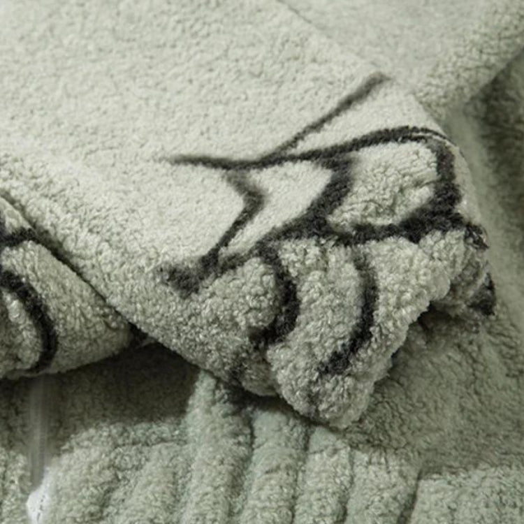 Style Core Aesthetics, New Style Trends - Spider Full Zip-Up Teddy Hoodie Jacket Style Core Aesthetics, New Style Trends - Spider Full Zip-Up Teddy Hoodie Jacket