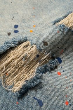 Style Core Aesthetics, New Style Trends - 'Splat' Jeans