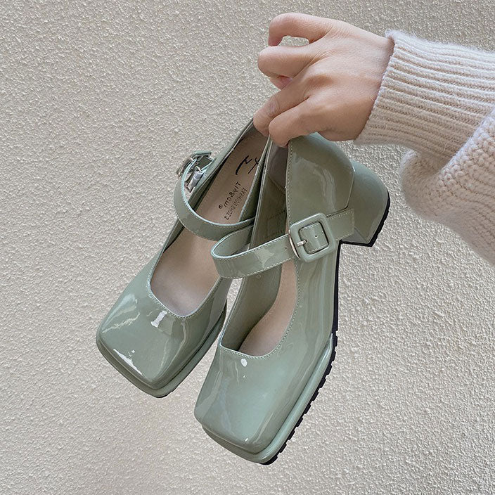 Style Core Aesthetics, New Style Trends - Square Toe Mary Jane Sandals Style Core Aesthetics, New Style Trends - Square Toe Mary Jane Sandals