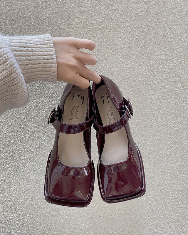 Style Core Aesthetics, New Style Trends - Square Toe Mary Jane Sandals Style Core Aesthetics, New Style Trends - Square Toe Mary Jane Sandals