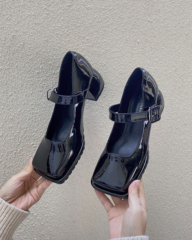 Style Core Aesthetics, New Style Trends - Square Toe Mary Jane Sandals Style Core Aesthetics, New Style Trends - Square Toe Mary Jane Sandals