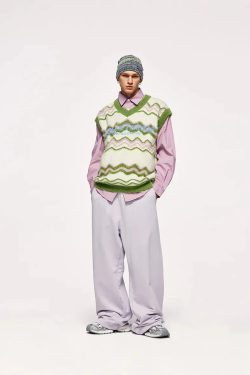 Style Core Aesthetics, New Style Trends - Stars Twinkle Fluffy Sweater Vest