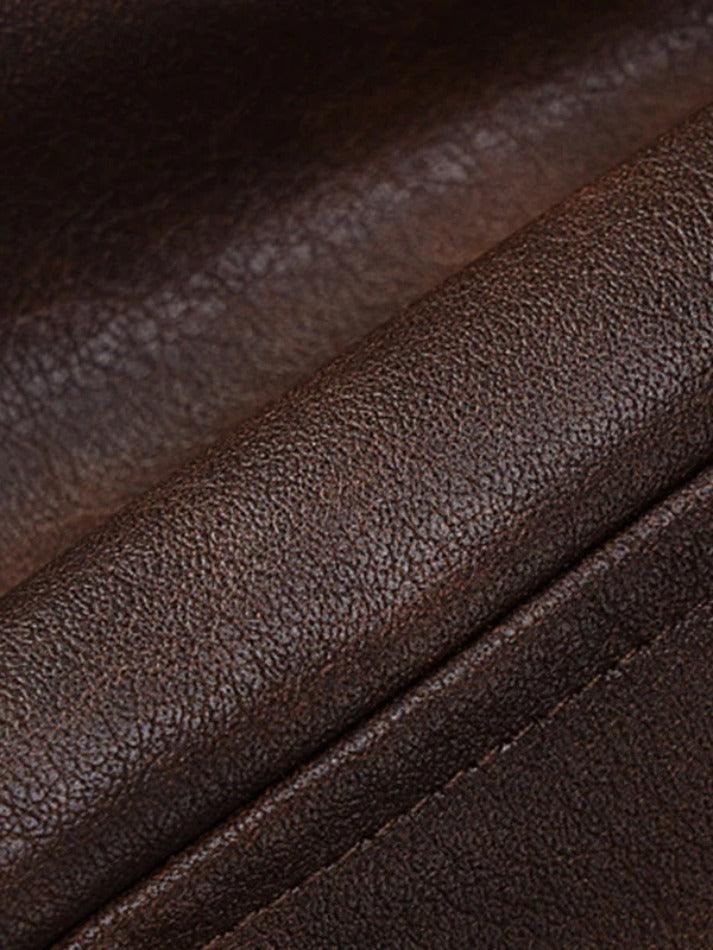 Style Core Aesthetics, New Style Trends - Street Tie Front Slim Motorcycle Leather Jacket Style Core Aesthetics, New Style Trends - Street Tie Front Slim Motorcycle Leather Jacket