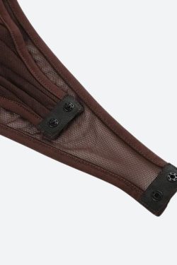 Style Core Aesthetics, New Style Trends - Striped Sheer Bodysuit