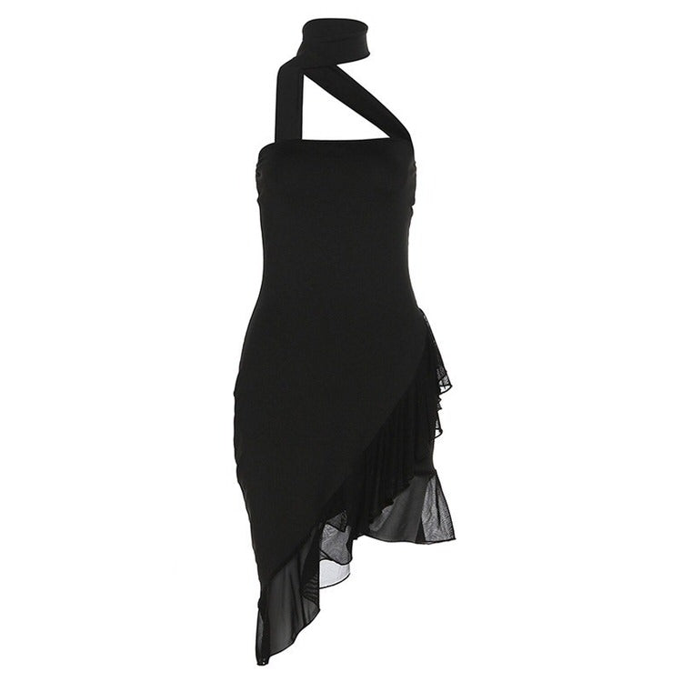 Style Core Aesthetics, New Style Trends - Summer In Paris Halter Ruffle Dress Style Core Aesthetics, New Style Trends - Summer In Paris Halter Ruffle Dress