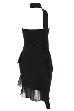 Style Core Aesthetics, New Style Trends - Summer In Paris Halter Ruffle Dress