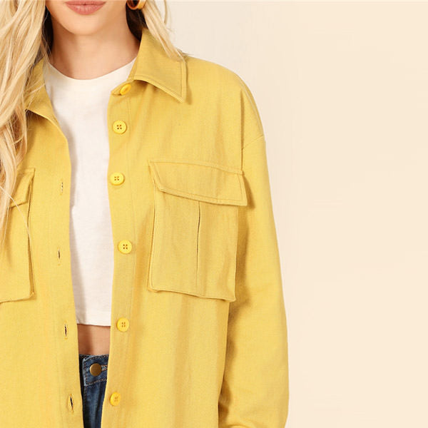 Style Core Aesthetics, New Style Trends - Sunshine Yellow Shirt Style Core Aesthetics, New Style Trends - Sunshine Yellow Shirt