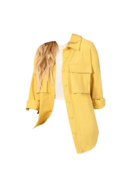 Style Core Aesthetics, New Style Trends - Sunshine Yellow Shirt