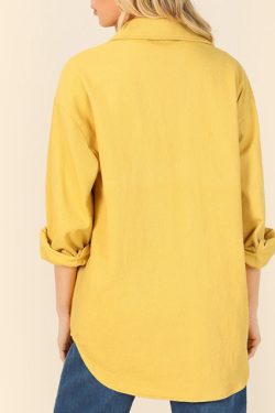Style Core Aesthetics, New Style Trends - Sunshine Yellow Shirt
