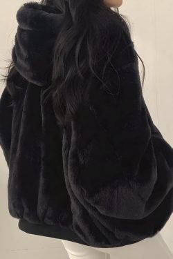 Style Core Aesthetics, New Style Trends - Teddy Reversible Hooded Jacket