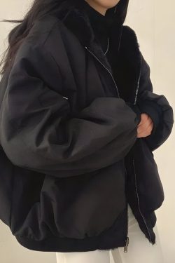 Style Core Aesthetics, New Style Trends - Teddy Reversible Hooded Jacket