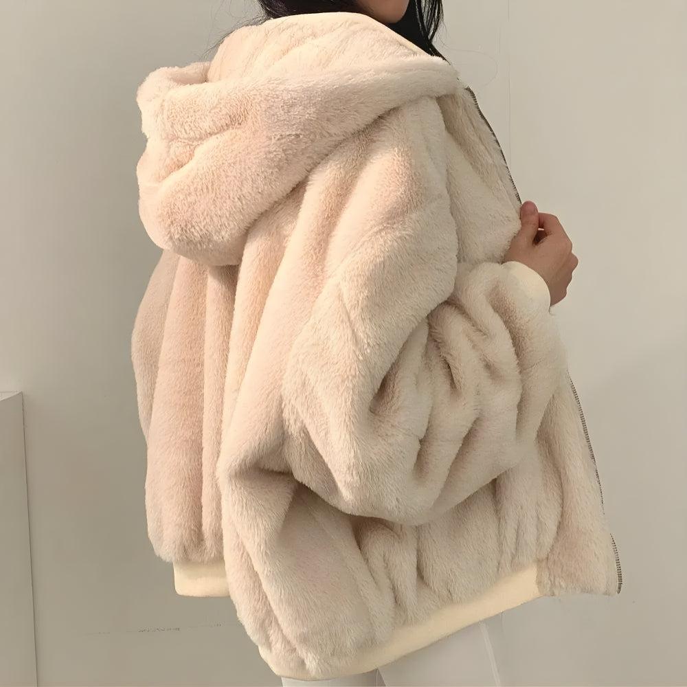 Style Core Aesthetics, New Style Trends - Teddy Reversible Hooded Jacket Style Core Aesthetics, New Style Trends - Teddy Reversible Hooded Jacket