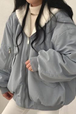 Style Core Aesthetics, New Style Trends - Teddy Reversible Hooded Jacket