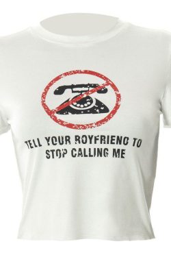 Style Core Aesthetics, New Style Trends - Tell Your Boyfriend Crop Top