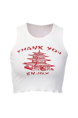 Style Core Aesthetics, New Style Trends - Thank You Ribbed Top