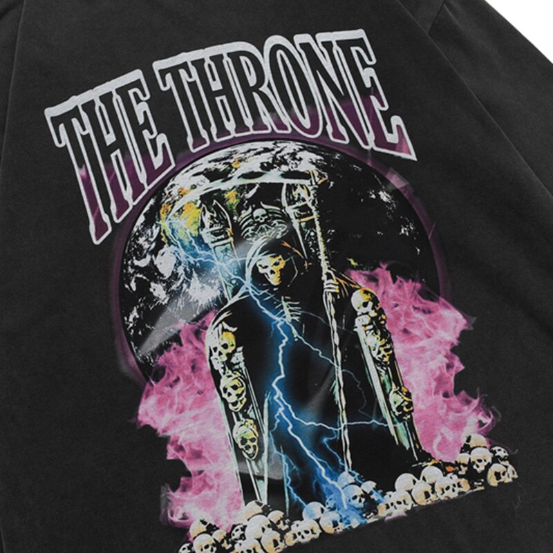 Style Core Aesthetics, New Style Trends - 'The Throne' Ripped Cotton Sweater Style Core Aesthetics, New Style Trends - 'The Throne' Ripped Cotton Sweater