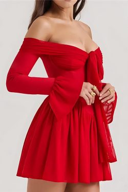 Style Core Aesthetics, New Style Trends - Tie Front Strapless Corset Mini Dress