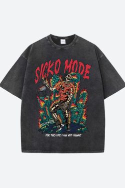 Style Core Aesthetics, New Style Trends - Travis Scott Sicko Mode Tee