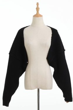 Style Core Aesthetics, New Style Trends - Tumblr Aesthetic Knitted Crop Sweater