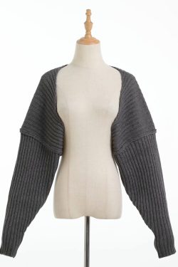 Style Core Aesthetics, New Style Trends - Tumblr Aesthetic Knitted Crop Sweater