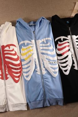 Style Core Aesthetics, New Style Trends - Veste squelette coeur