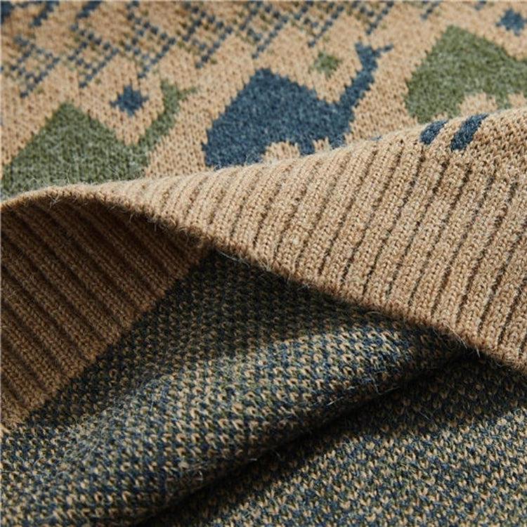 Style Core Aesthetics, New Style Trends - Vintage Camel Knitted Sweater Style Core Aesthetics, New Style Trends - Vintage Camel Knitted Sweater