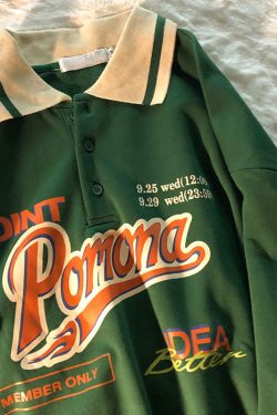 Style Core Aesthetics, New Style Trends - Vintage Collar Sweatshirt