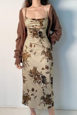 Style Core Aesthetics, New Style Trends - Vintage Floral Maxi Dress