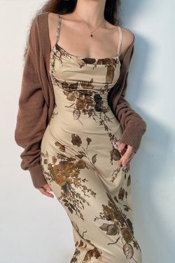 Style Core Aesthetics, New Style Trends - Vintage Floral Maxi Dress