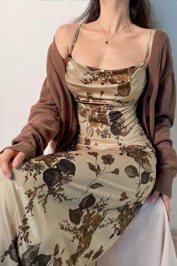 Style Core Aesthetics, New Style Trends - Vintage Floral Maxi Dress