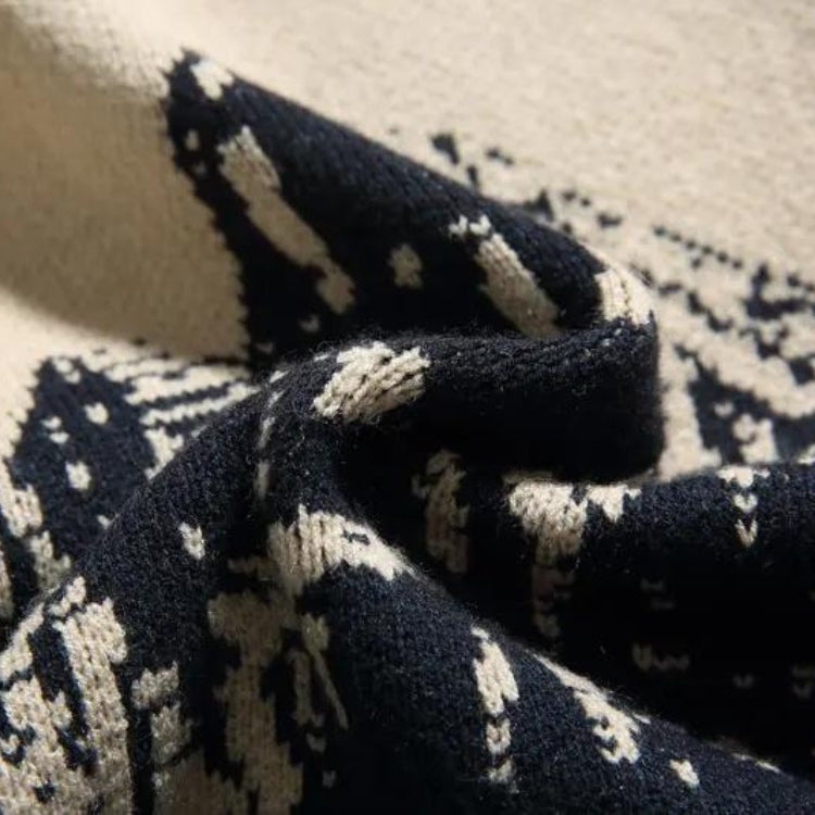 Style Core Aesthetics, New Style Trends - Vintage Mountain Knitted Sweater Style Core Aesthetics, New Style Trends - Vintage Mountain Knitted Sweater