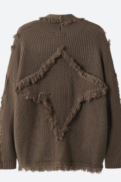 Style Core Aesthetics, New Style Trends - Vintage Pockets Tasseled Knitted Cardigan