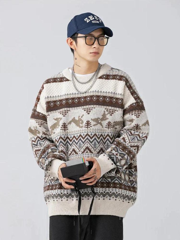 Style Core Aesthetics, New Style Trends - Vintage Rabbits Knitted Sweater Style Core Aesthetics, New Style Trends - Vintage Rabbits Knitted Sweater