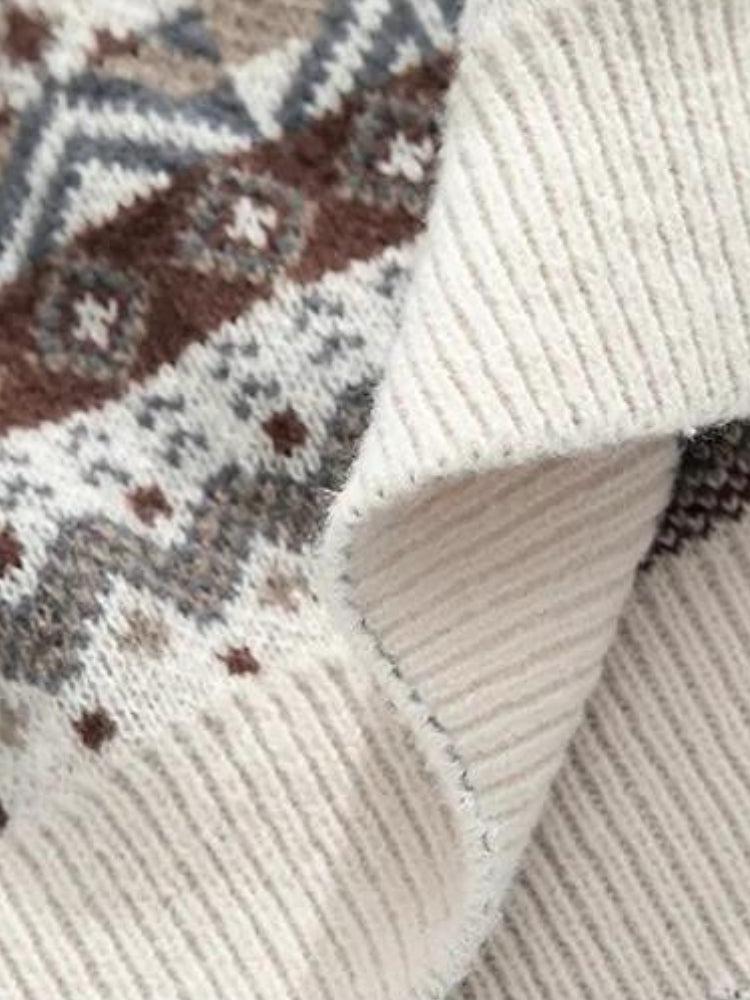 Style Core Aesthetics, New Style Trends - Vintage Rabbits Knitted Sweater Style Core Aesthetics, New Style Trends - Vintage Rabbits Knitted Sweater