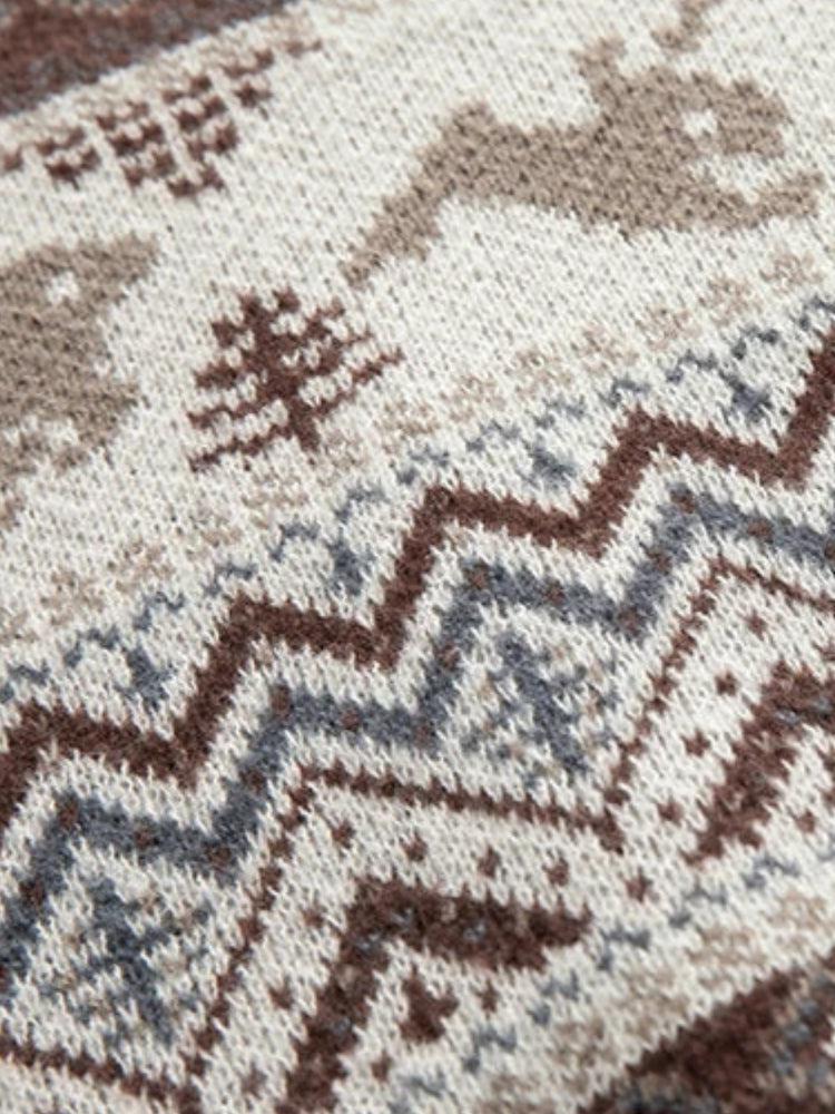 Style Core Aesthetics, New Style Trends - Vintage Rabbits Knitted Sweater Style Core Aesthetics, New Style Trends - Vintage Rabbits Knitted Sweater