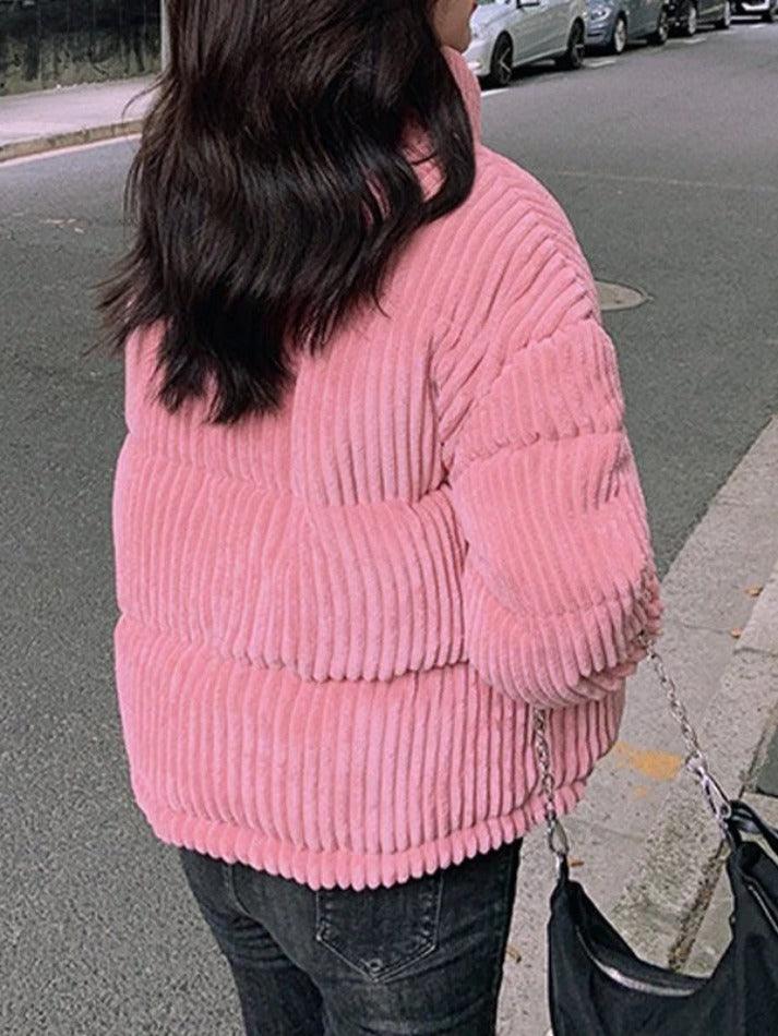 Style Core Aesthetics, New Style Trends - Vintage Zip Up Corduroy Padded Jacket Style Core Aesthetics, New Style Trends - Vintage Zip Up Corduroy Padded Jacket